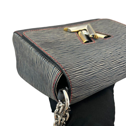 Louis-Vuitton Epi Twist MM Noir Grey SHW
