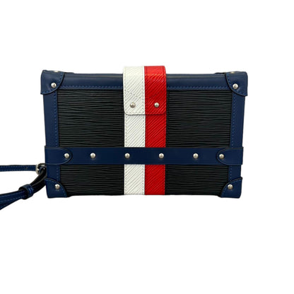 Louis-Vuitton Petite Malle Epi Black Blue Red White SHW
