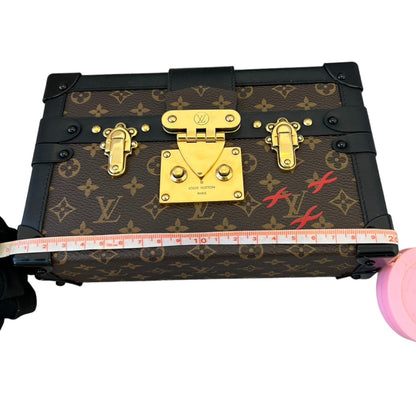 Louis-Vuitton Petite Malle Monogram Brown Black MHW