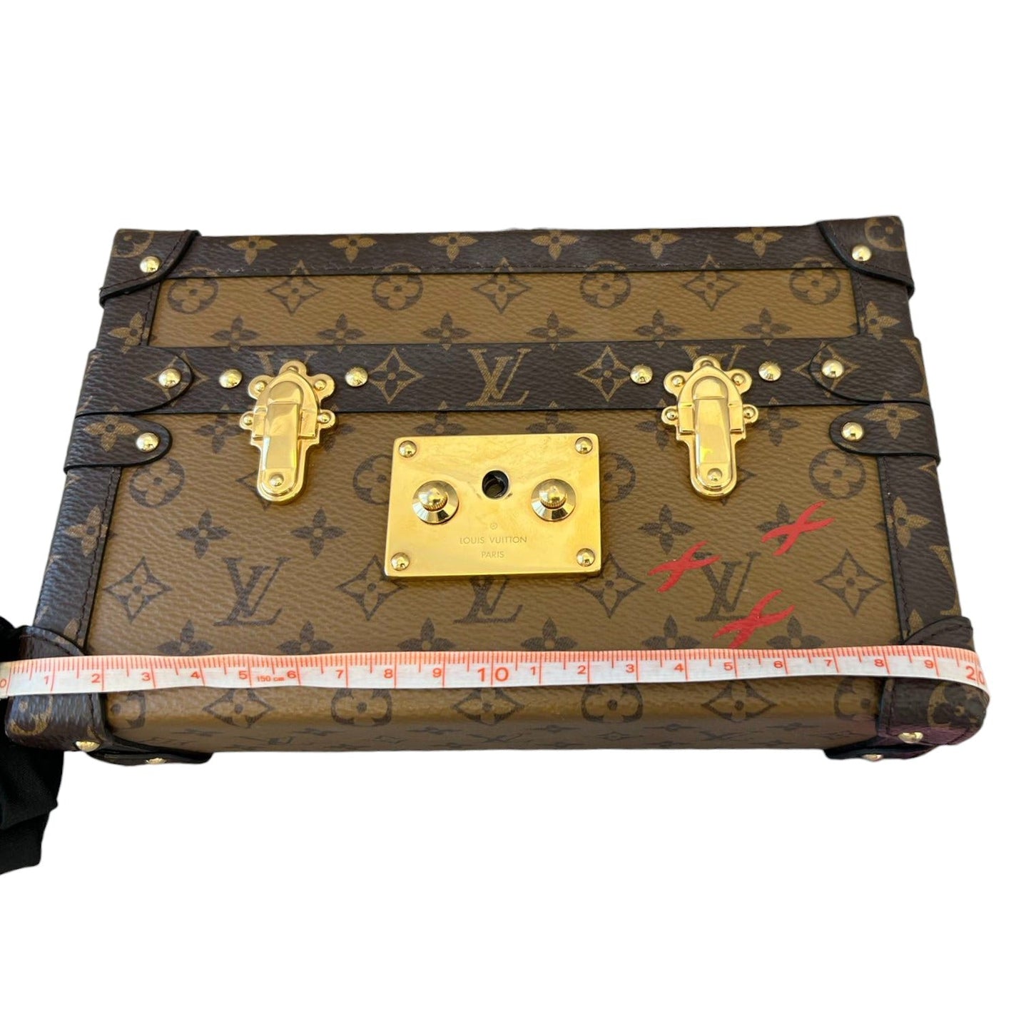 Louis-Vuitton Petite Malle Reverse Monogram Brown GHW