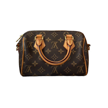 Louis-Vuitton Speedy Bandouliere 20 Monogram Black GHW