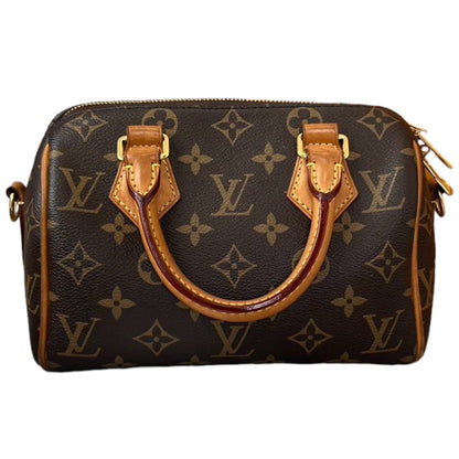 Louis-Vuitton Speedy Bandouliere 20 Monogram Black GHW