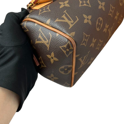 Louis-Vuitton Speedy Bandouliere 20 Monogram Black GHW