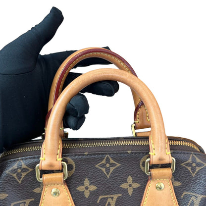 Louis-Vuitton Speedy Bandouliere 20 Monogram Black GHW