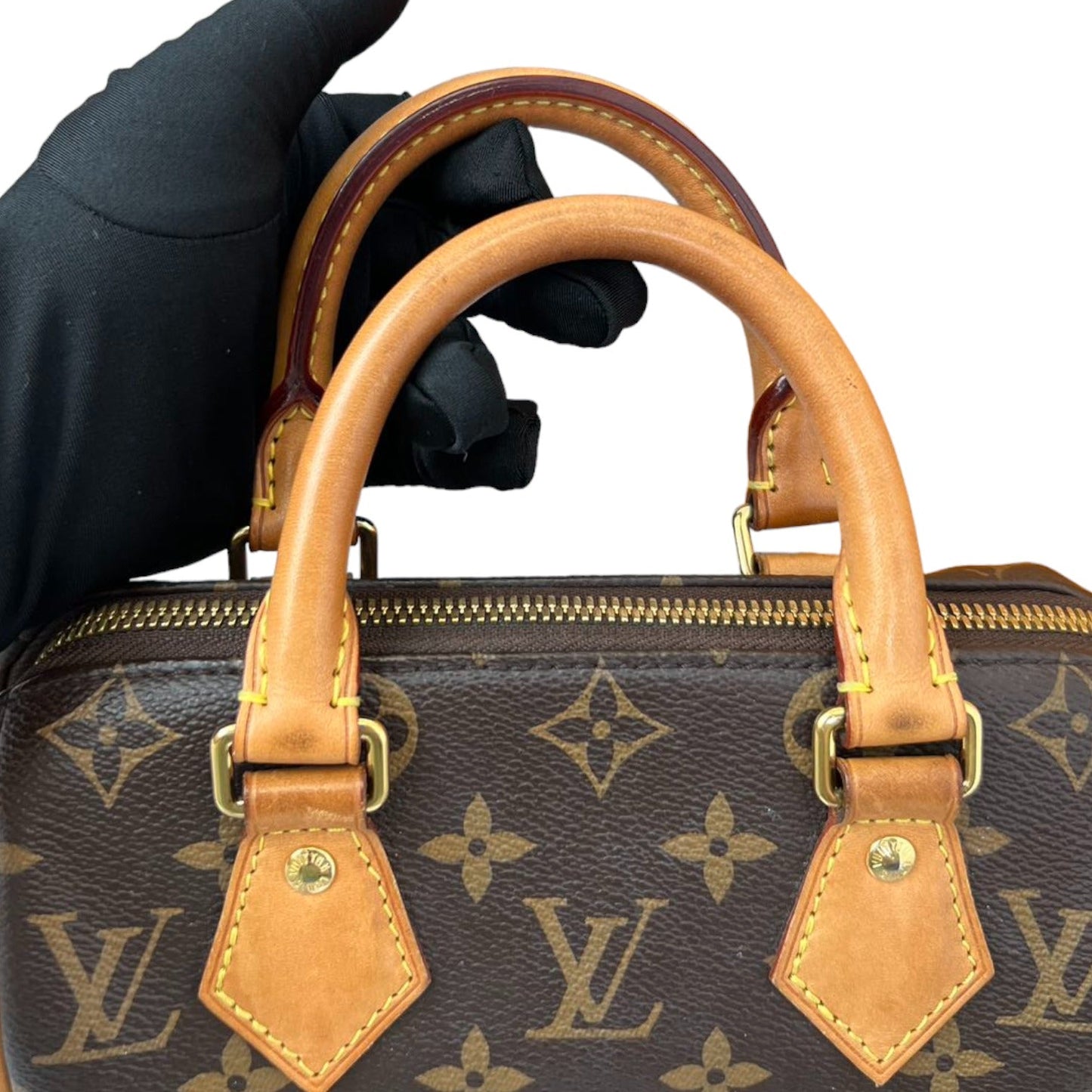 Louis-Vuitton Speedy Bandouliere 20 Monogram Black GHW