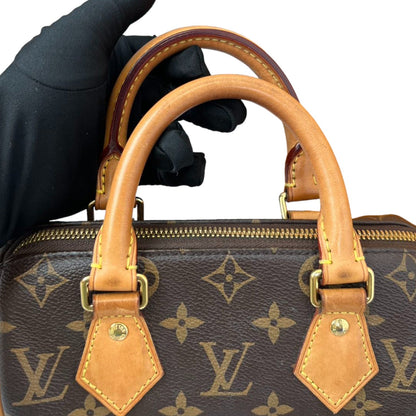 Louis-Vuitton Speedy Bandouliere 20 Monogram Black GHW