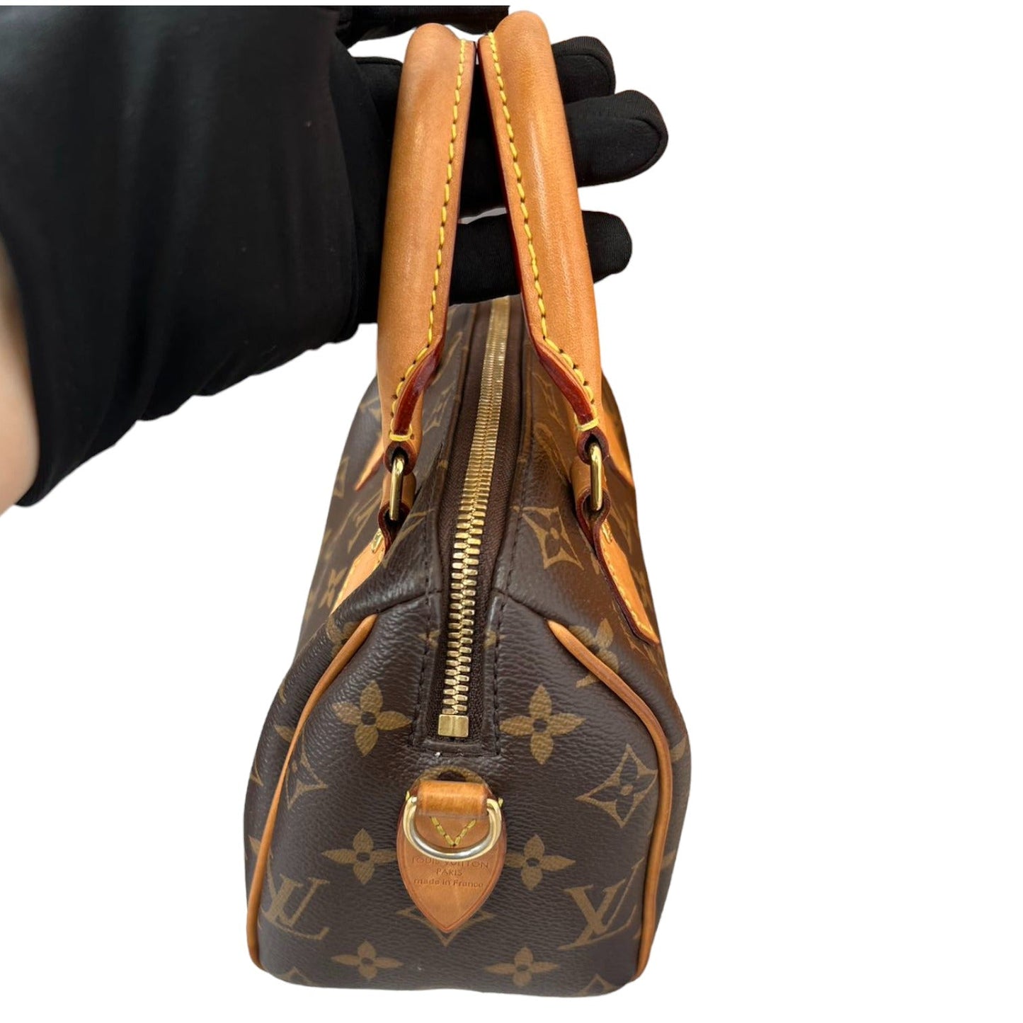 Louis-Vuitton Speedy Bandouliere 20 Monogram Black GHW
