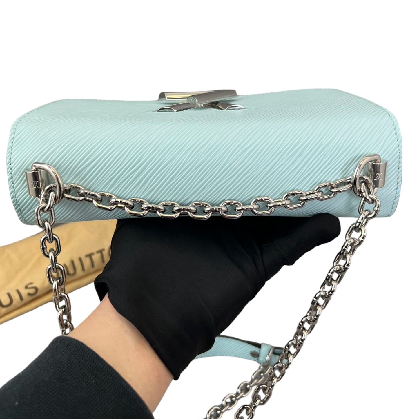 Louis-Vuitton Twist MM Summer Splash Calfskin Blue SHW