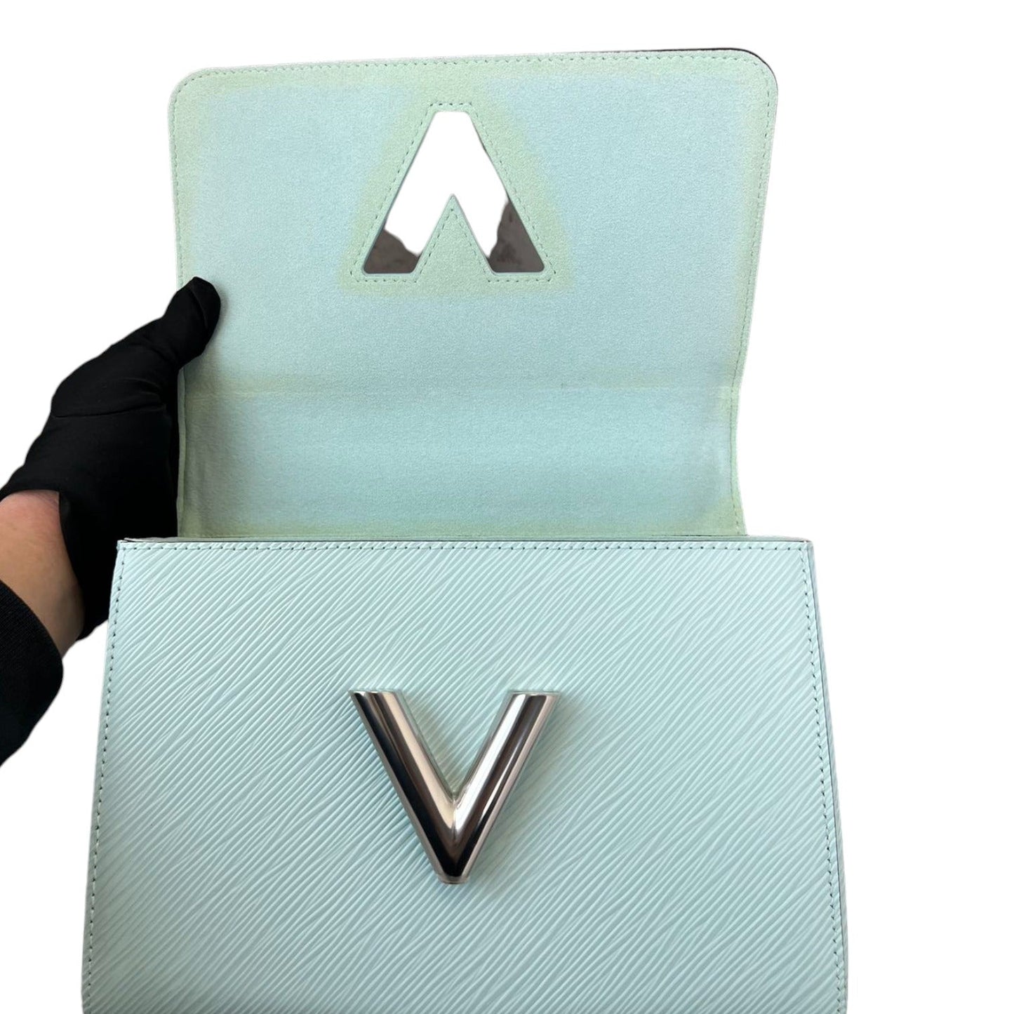 Louis-Vuitton Twist MM Summer Splash Calfskin Blue SHW