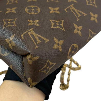Louis-Vuitton Pallas Chain Flap Monogram Red GHW
