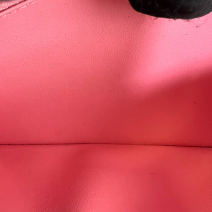 Louis-Vuitton Chain Flower Twist WOC Shoulder Epi Pink SHW