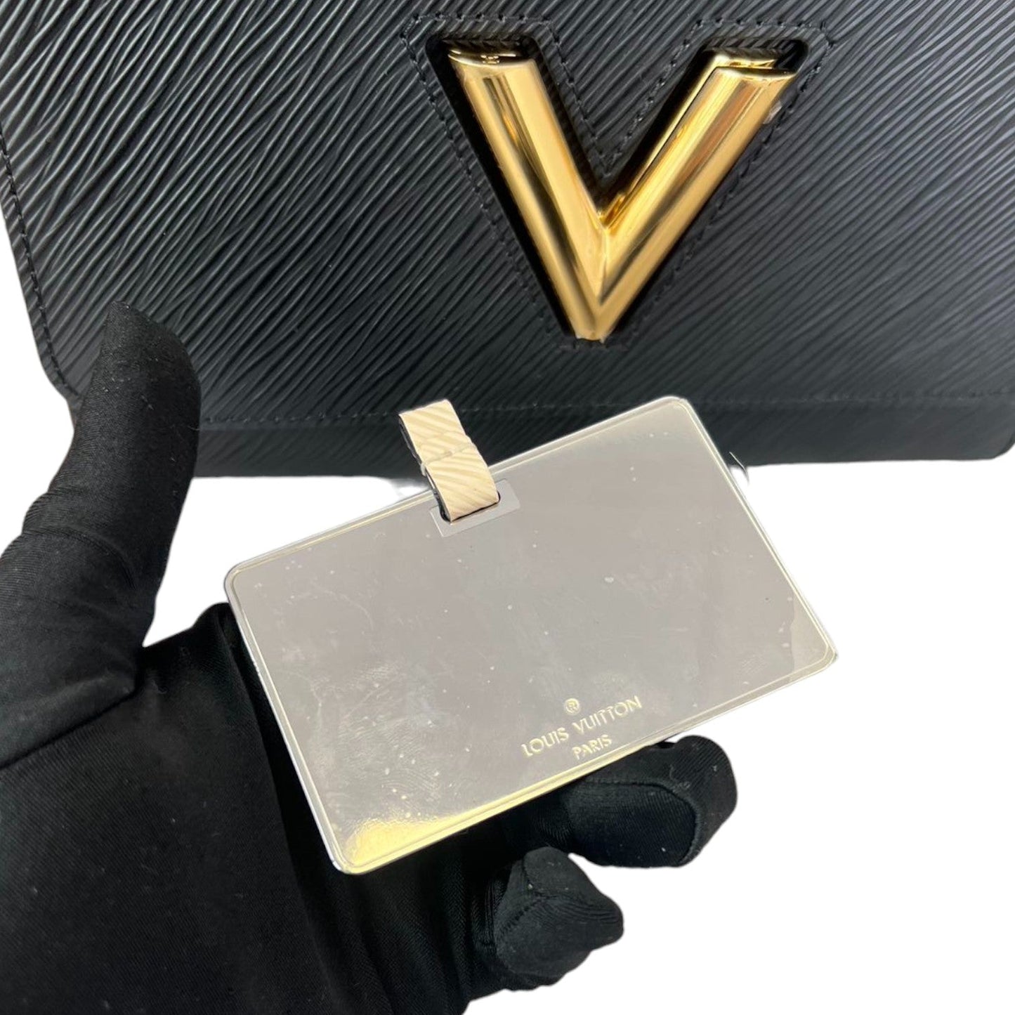 Louis-Vuitton Crafty Twist MM Epi Black GHW