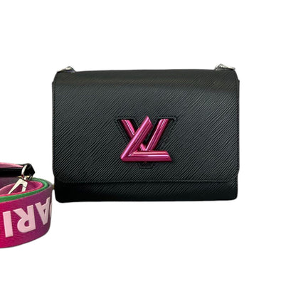 Louis-Vuitton Twist PM Shoulder Epi Black Pink