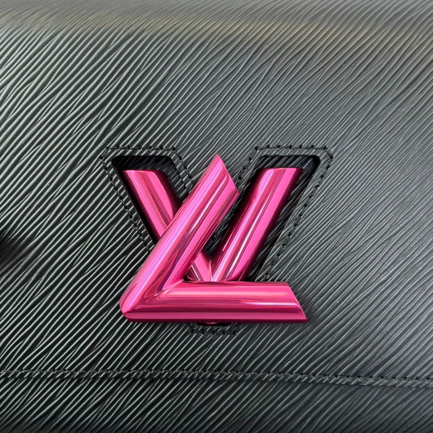 Louis-Vuitton Twist PM Shoulder Epi Black Pink