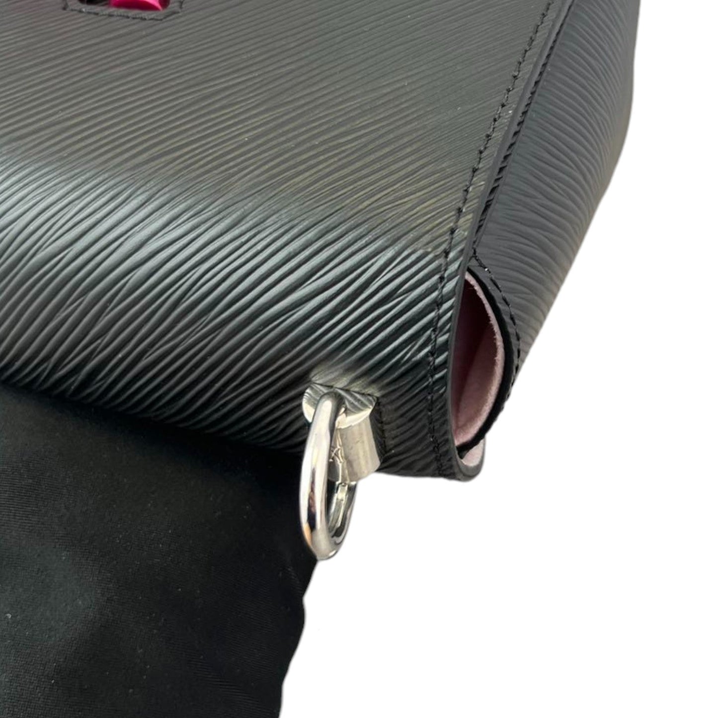 Louis-Vuitton Twist PM Shoulder Epi Black Pink