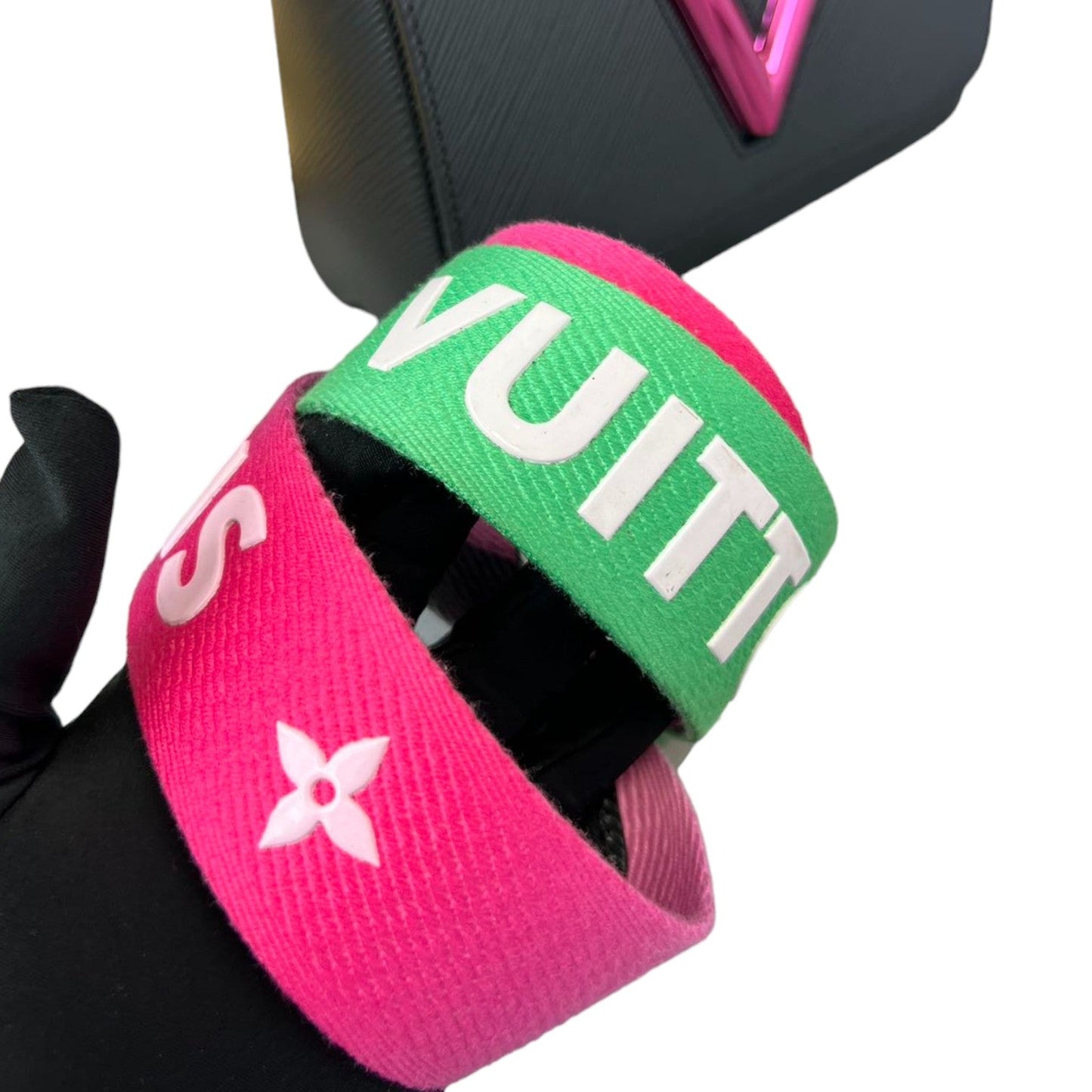 Louis-Vuitton Twist PM Shoulder Epi Black Pink