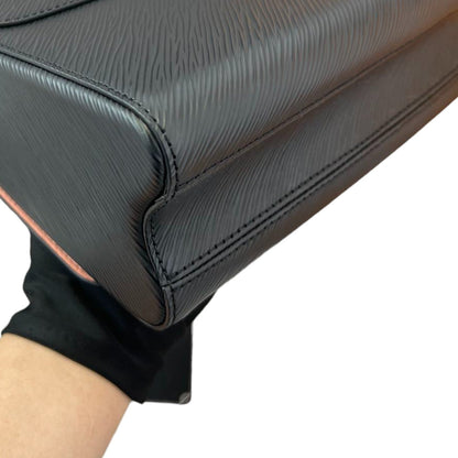 Louis-Vuitton Twist MM Shoulder Epi Black GHW