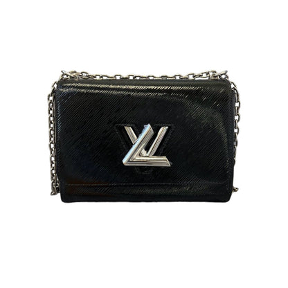 Louis-Vuitton Twist MM Shoulder Epi Black SHW
