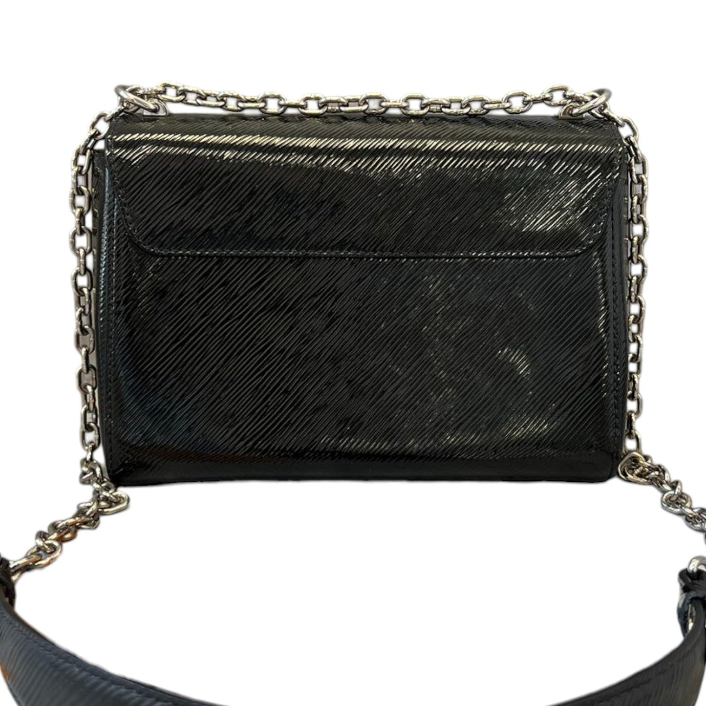 Louis-Vuitton Twist MM Shoulder Epi Black SHW
