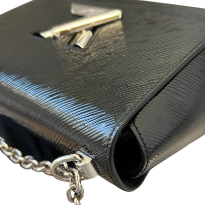 Louis-Vuitton Twist MM Shoulder Epi Black SHW