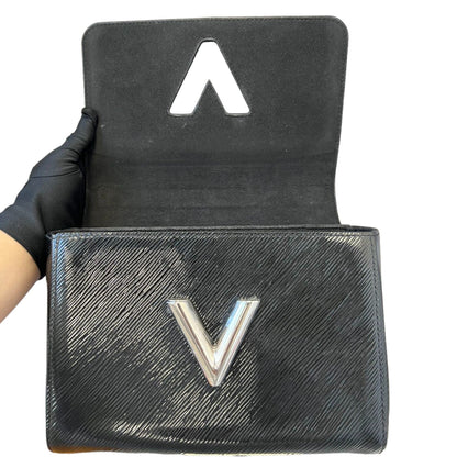 Louis-Vuitton Twist MM Shoulder Epi Black SHW