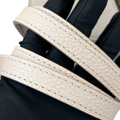 Louis-Vuitton Twist One Handle PM Taurillon Greige GHW