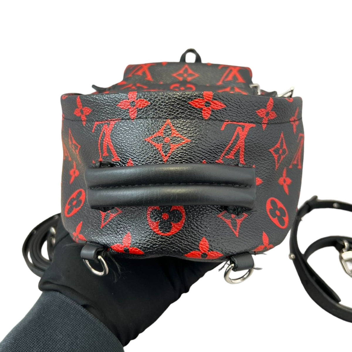 Louis-Vuitton Palm Springs Backpack Mini Monogram Infrarouge SHW