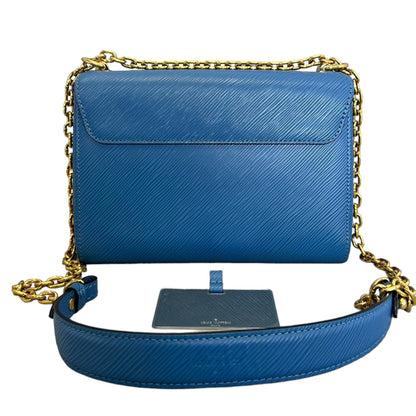 Louis-Vuitton Twist MM Shoulder Epi Blue GHW