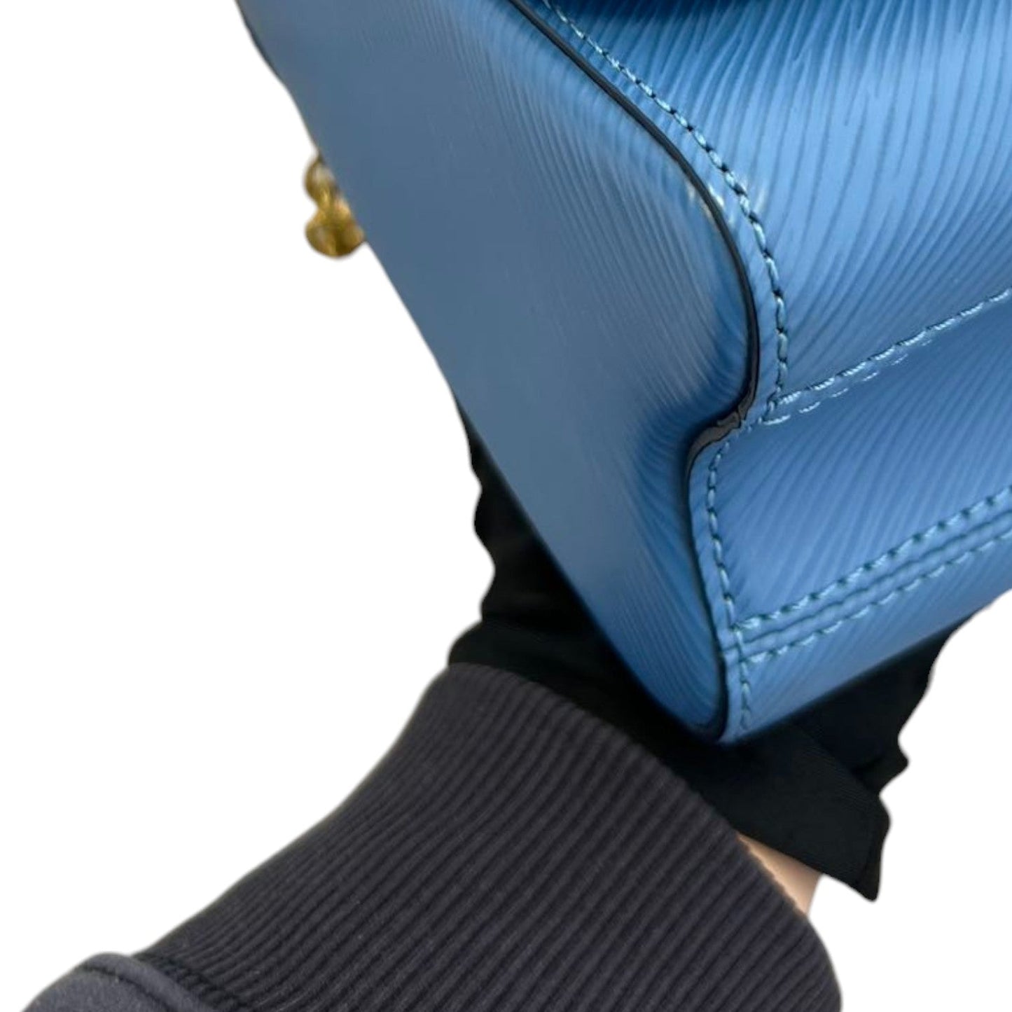 Louis-Vuitton Twist MM Shoulder Epi Blue GHW