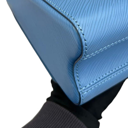 Louis-Vuitton Twist MM Shoulder Epi Blue GHW