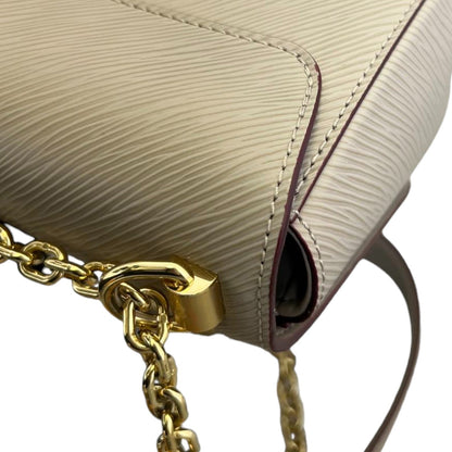 Louis-Vuitton Twist MM Shoulder Epi Beige GHW