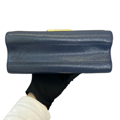 Louis-Vuitton Twist MM Shoulder Epi Navy GHW
