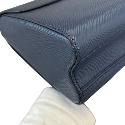 Louis-Vuitton Twist MM Shoulder Epi Navy GHW