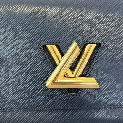 Louis-Vuitton Twist MM Shoulder Epi Navy GHW