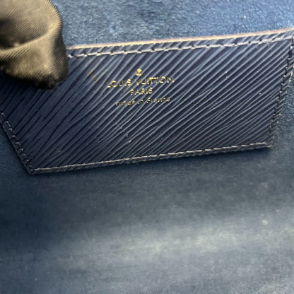 Louis-Vuitton Twist MM Shoulder Epi Navy GHW