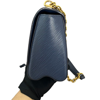 Louis-Vuitton Twist MM Shoulder Epi Navy GHW