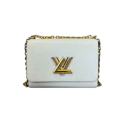 Louis-Vuitton Twist PM Shoulder Epi White GHW