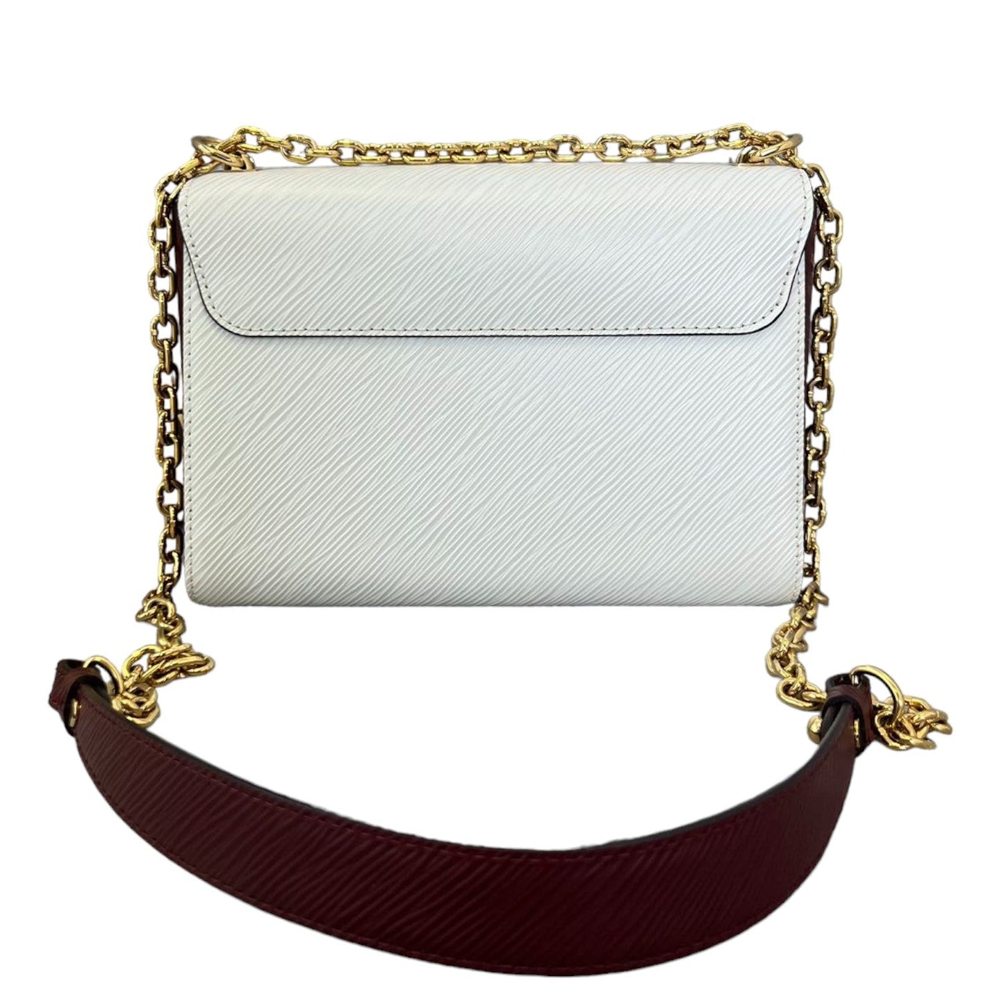 Louis-Vuitton Twist PM Shoulder Epi White GHW