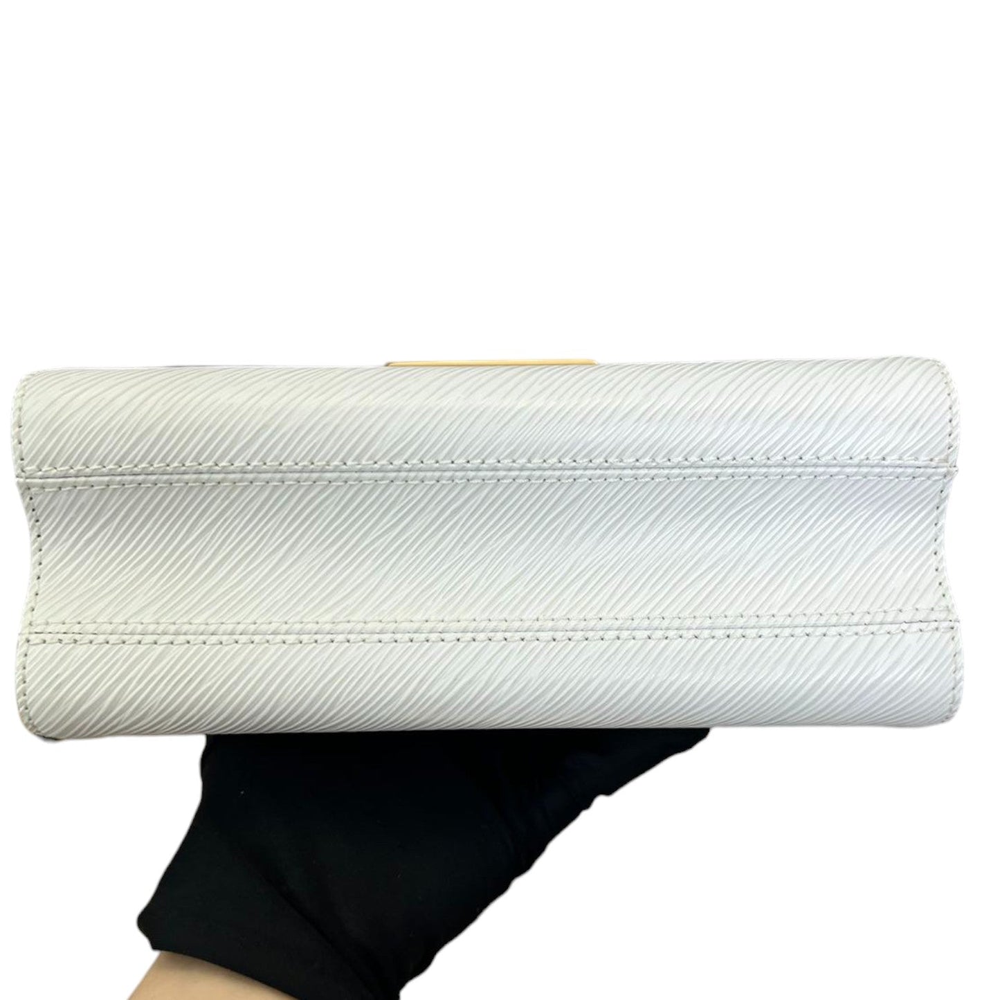 Louis-Vuitton Twist PM Shoulder Epi White GHW