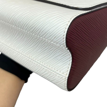 Louis-Vuitton Twist PM Shoulder Epi White GHW