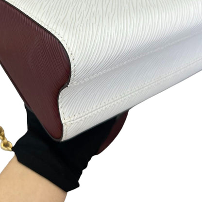 Louis-Vuitton Twist PM Shoulder Epi White GHW