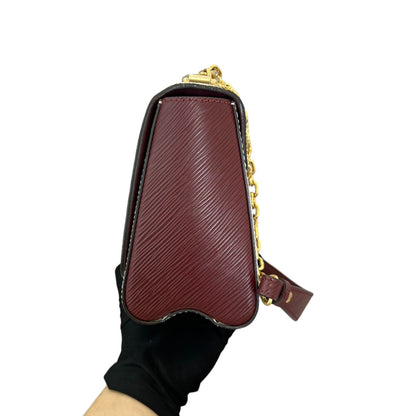 Louis-Vuitton Twist PM Shoulder Epi White GHW