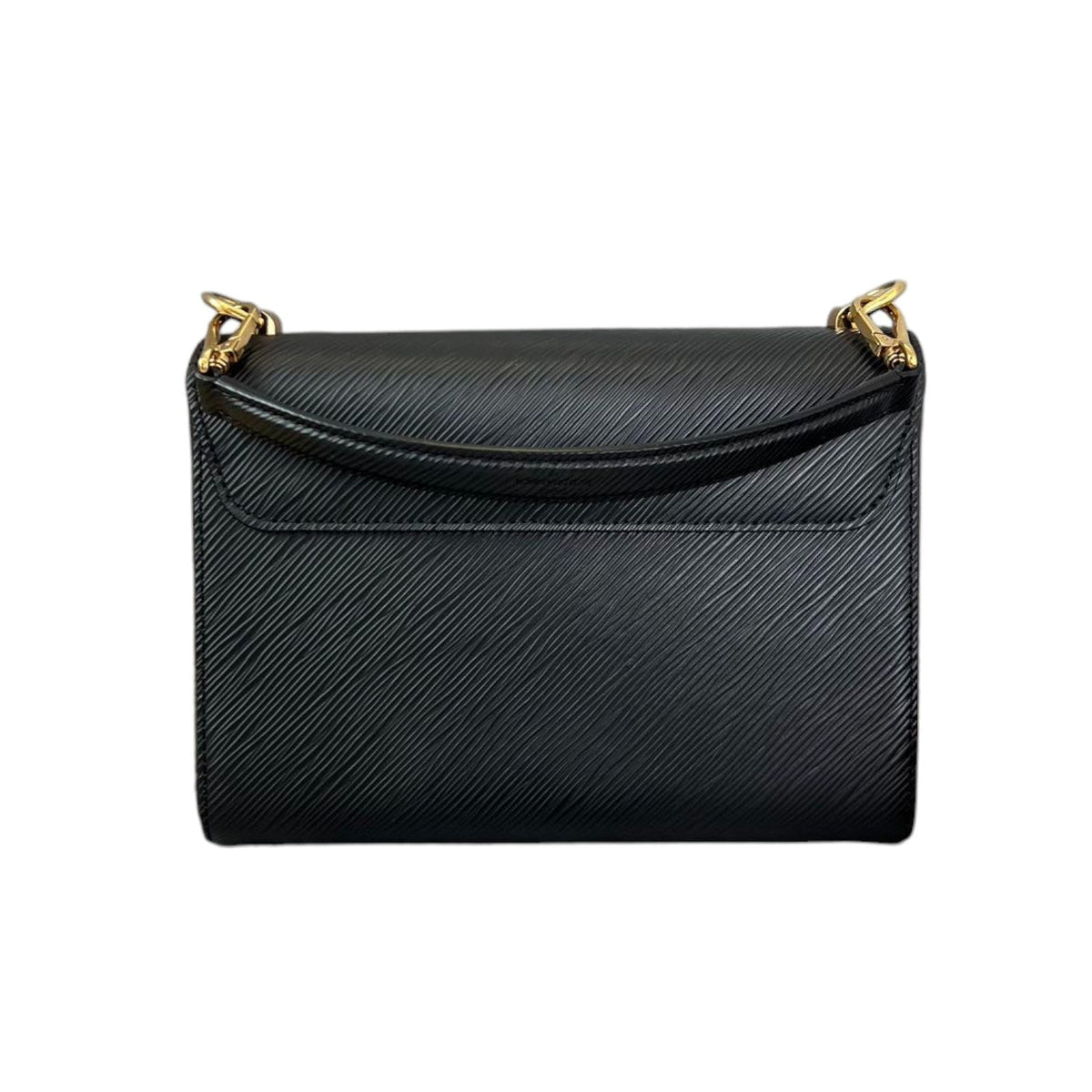 Louis-Vuitton Twist MM Top Handle Shoulder Epi Black GHW