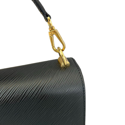 Louis-Vuitton Twist MM Top Handle Shoulder Epi Black GHW