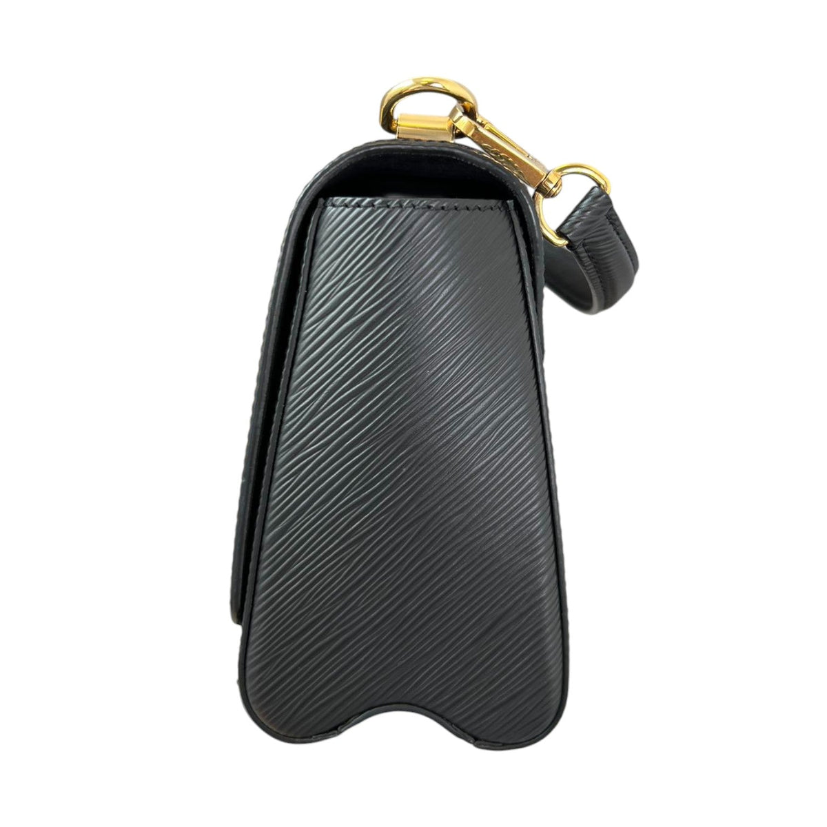 Louis-Vuitton Twist MM Top Handle Shoulder Epi Black GHW