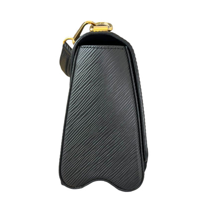 Louis-Vuitton Twist MM Top Handle Shoulder Epi Black GHW