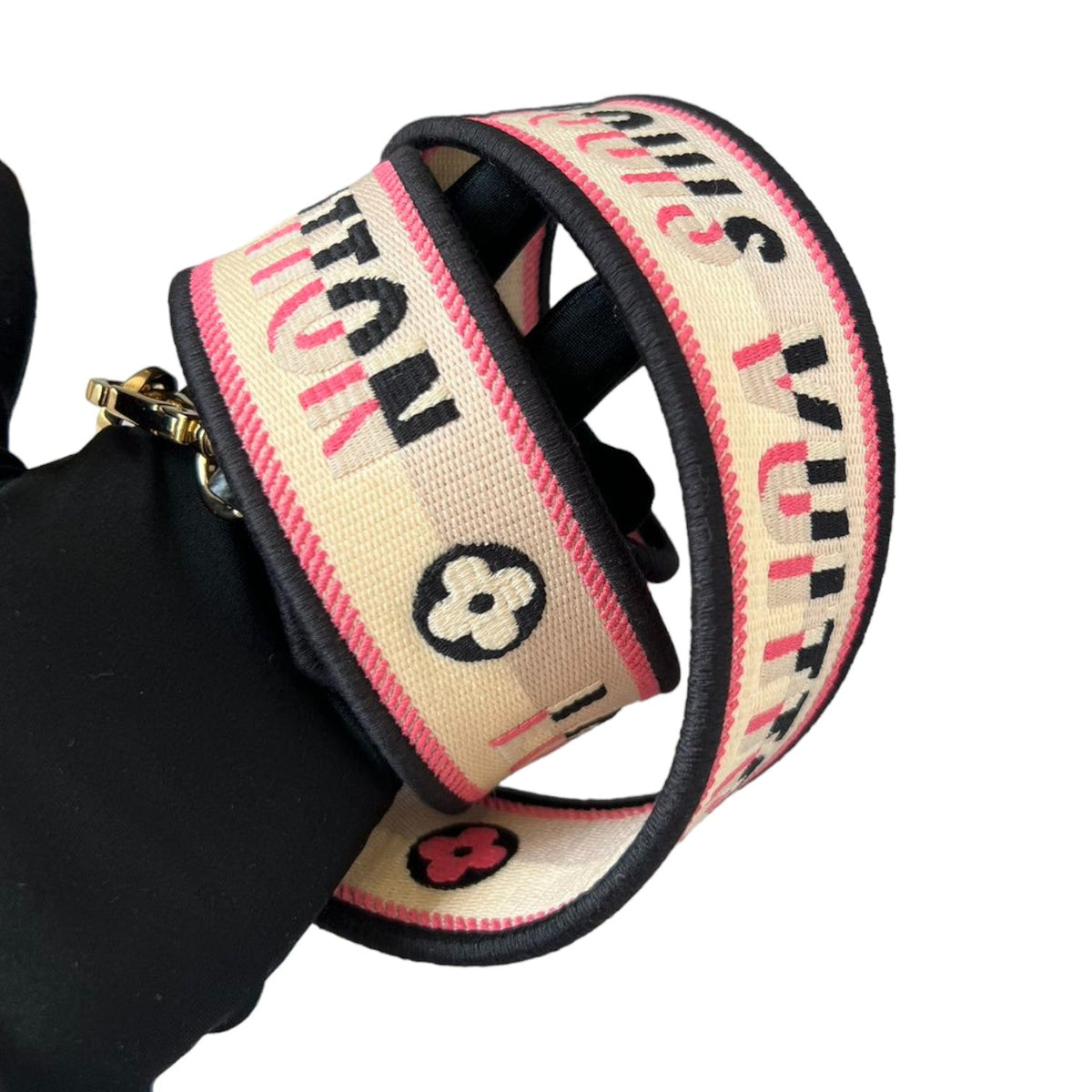 Louis-Vuitton Twist MM Top Handle Shoulder Epi Black GHW