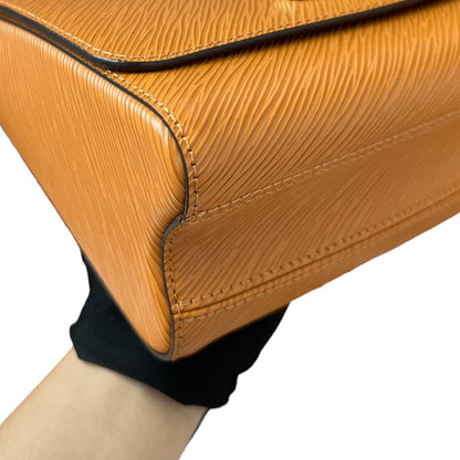 Louis-Vuitton Twist MM Shoulder Epi Gold GHW