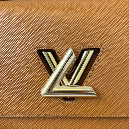 Louis-Vuitton Twist MM Shoulder Epi Gold GHW