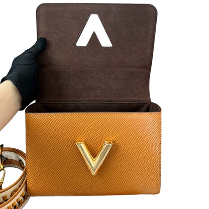 Louis-Vuitton Twist MM Shoulder Epi Gold GHW